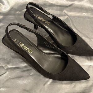 Dream Pairs Women's Elegant Black Heels